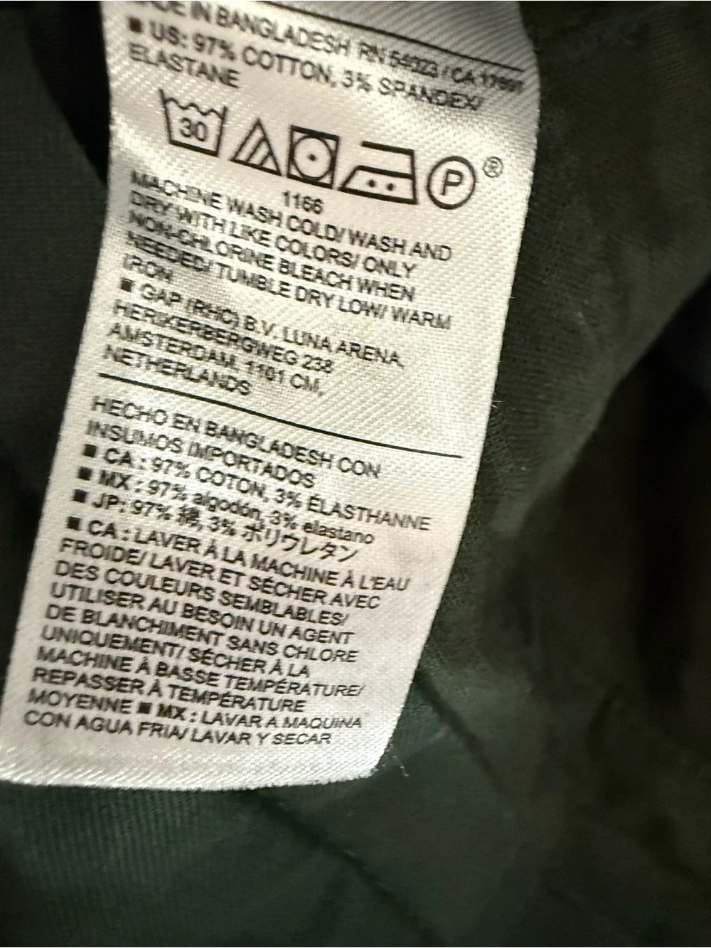 Banana Republic Forest Green Chino Pants